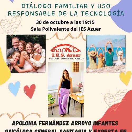 Escuela de Padres: «Diálogo familiar y uso responsable de la tecnología»