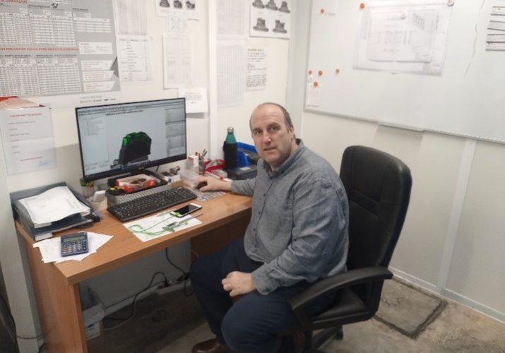 Ángel Ramón Martín Aguirre, profesor de Fabricación Mecánica realiza su estancia  formativa en Mecanizados Naranjo S.L.U