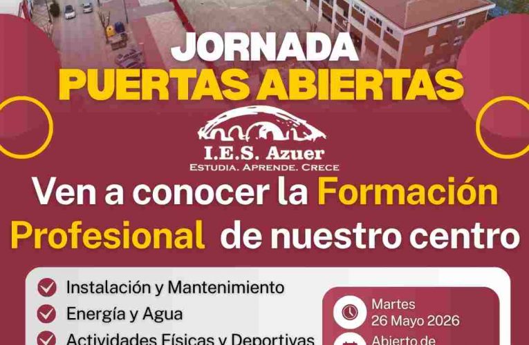 Jornada de puertas abiertas para la FP