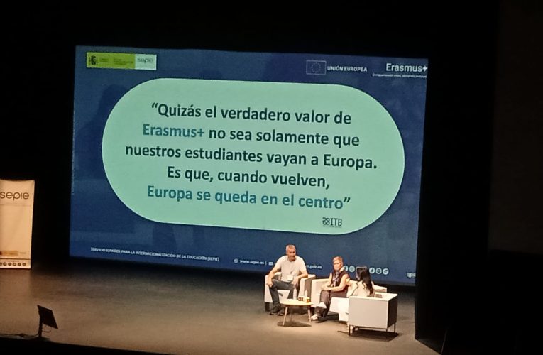 La Coordinación Erasmus+ del IES Azuer participa en las Jornadas de Movilidad Erasmus+ de Formación Profesional celebradas en Jaén
